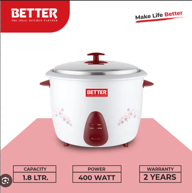 QUEEN ELECTRIC RICE COOKER 1.8 Ltr