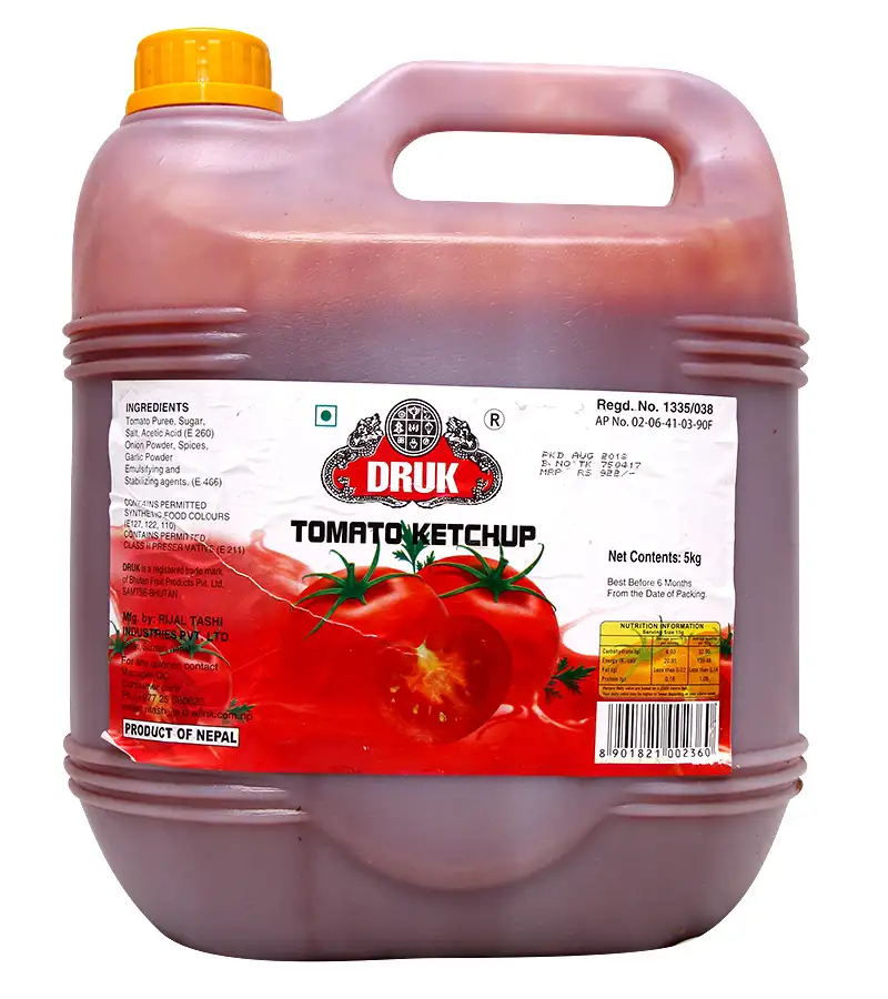Druk Tomato Ketchup 5ltr 
