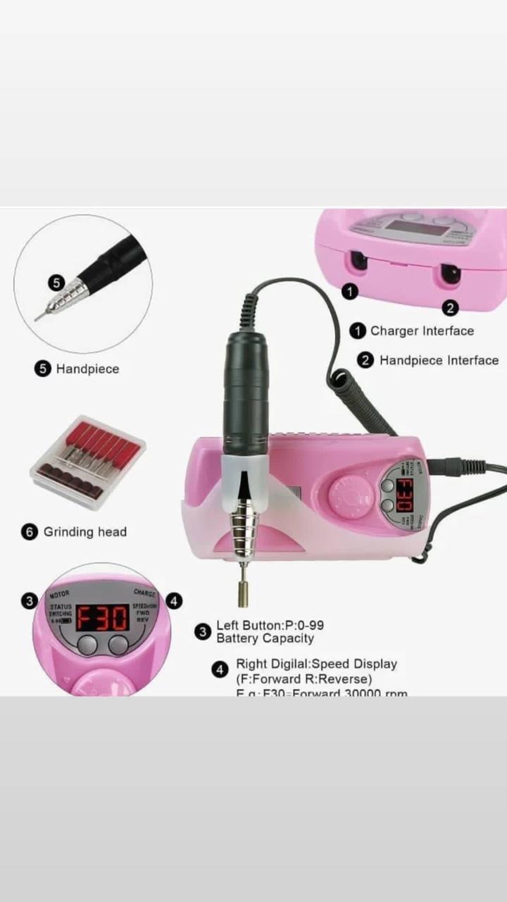 Beauty Splurge Electric portable nail drill GMEP3075