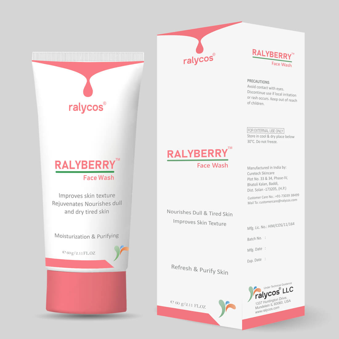 Ralycos Ralyberry Face Wash 60gm GMRC75