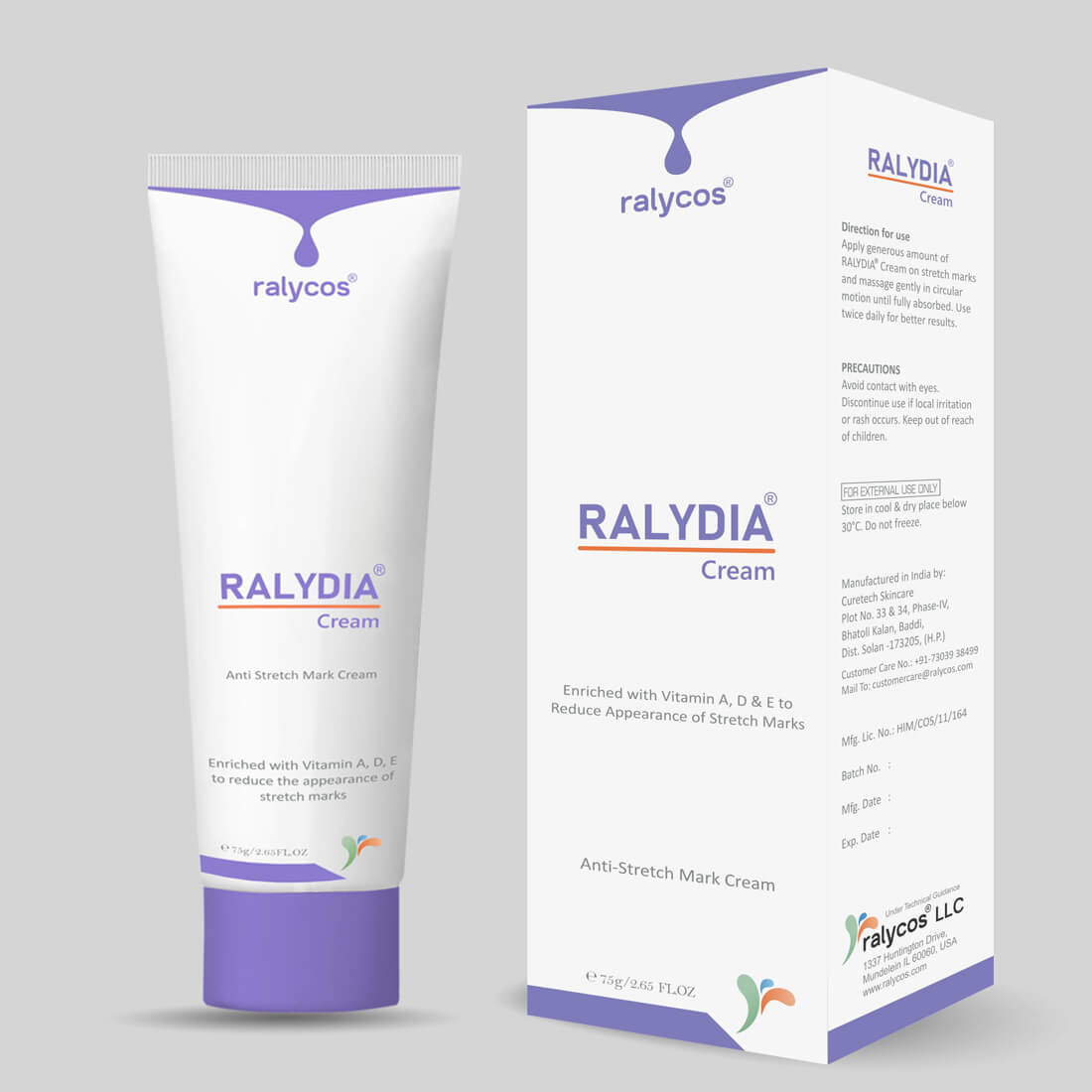 Ralycos Ralydia Cream 75gm GMRC75