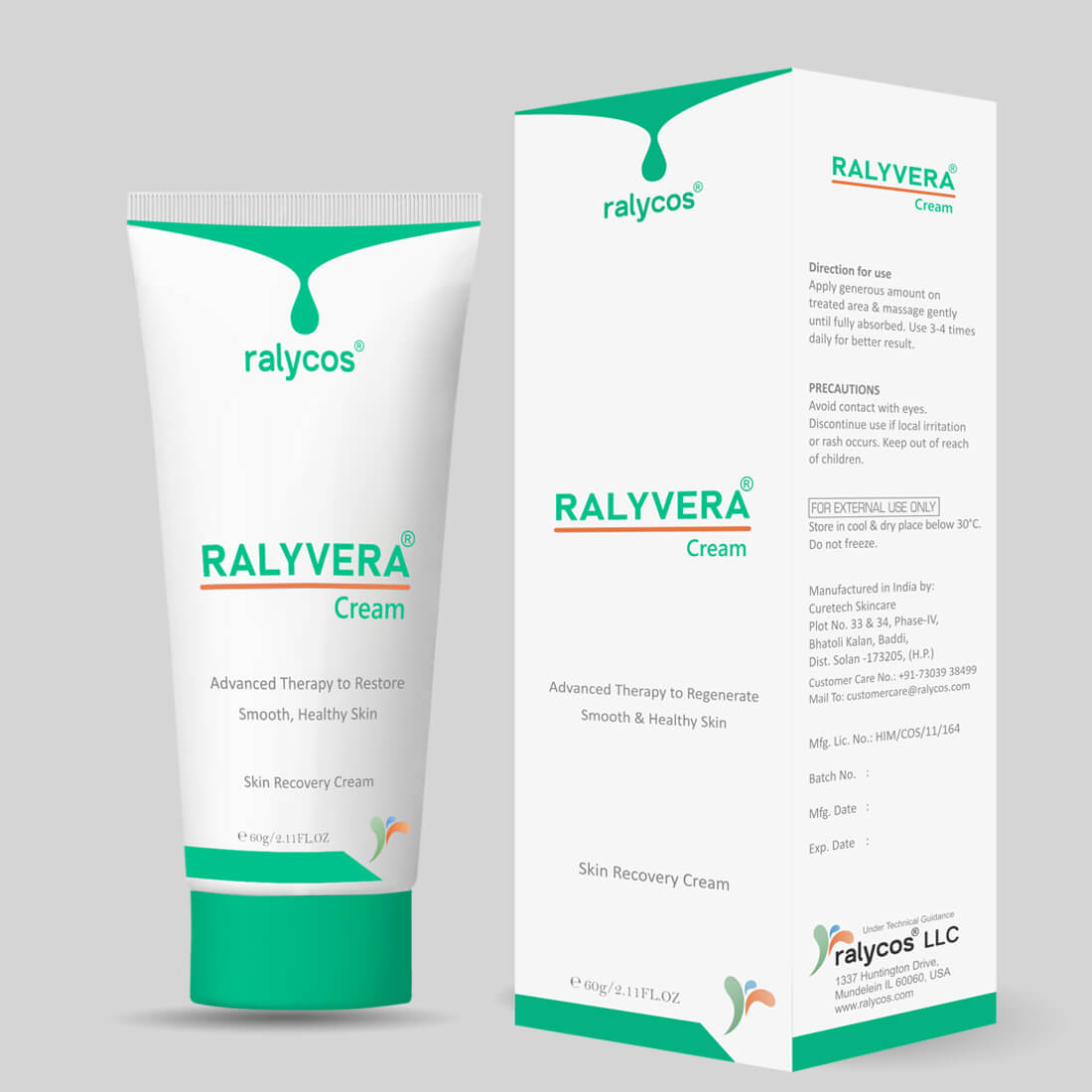 Ralycos Ralyvera Cream 60gm GMRC60